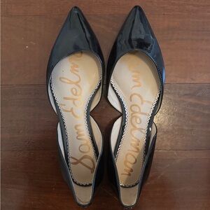 Sam Edelman Rooney Pointed Toe Black Flats, Size: 6.5